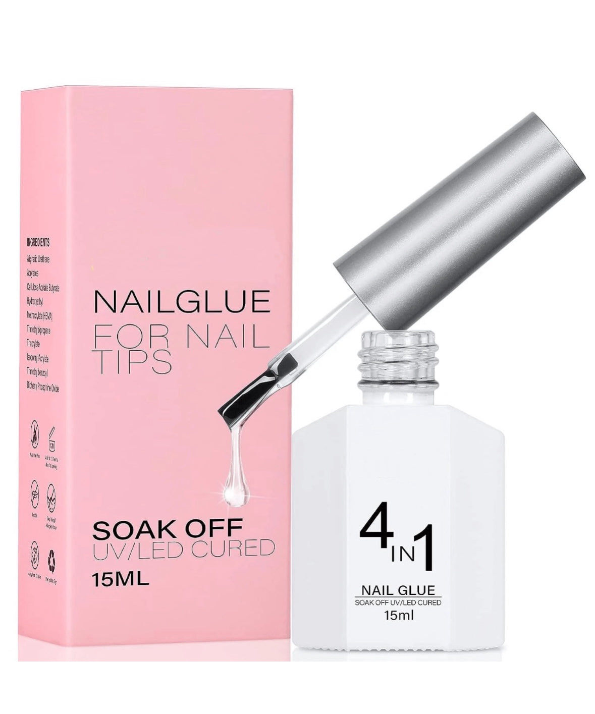 Liquid Nail Glue for Softgel False Tips