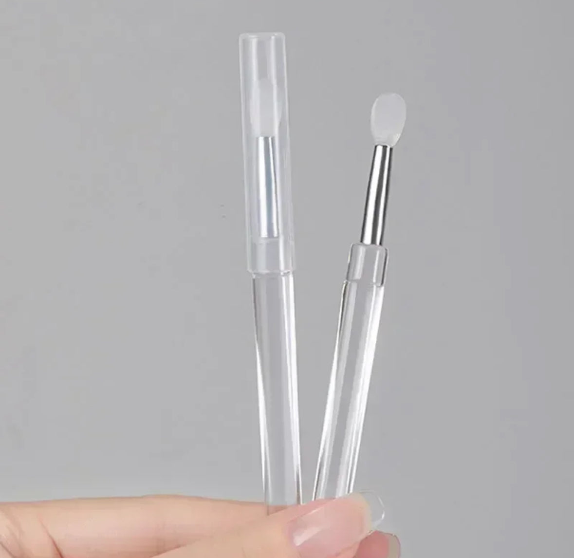 2pcs Multi-use Nail Art Silicone Rubbing Brush/Rod