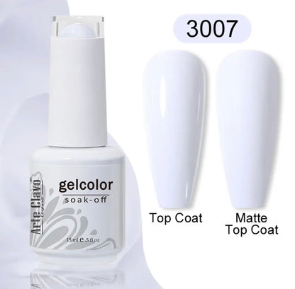 White GelColor 15ML - UV Gelish - 3007