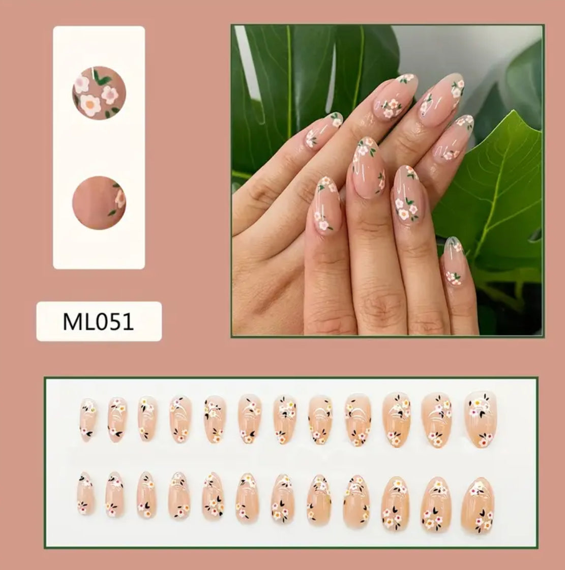 24pcs/set High Quality Fake Nails