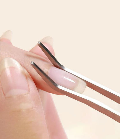 Gradient-colored Nail Art Tweezer Clamp - Fixing And Shaping Artificial Nails