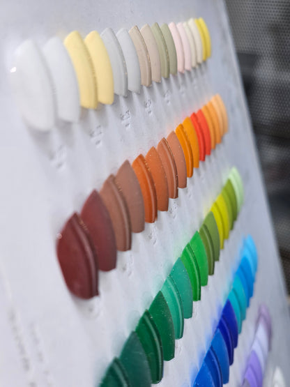 48 Colors - 15ml - Korean Gel Nail Polish Set with Color Palette Display