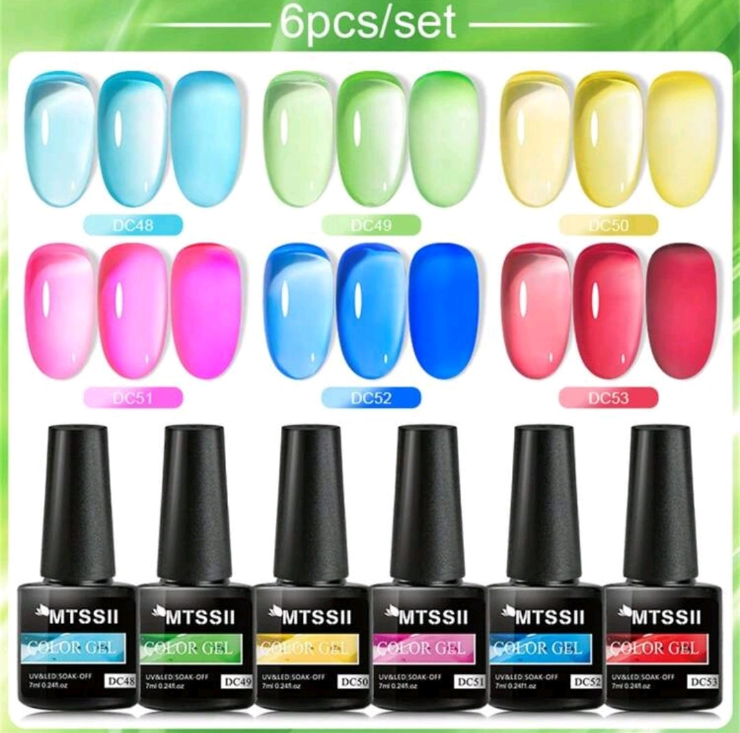 7ML 6PCs/Set Jelly Set