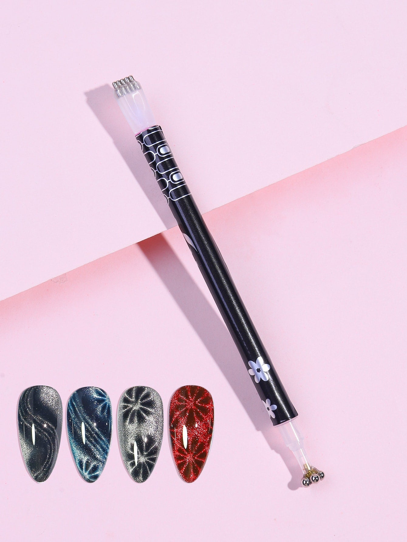1pc Double-ended Nail Art Magnetic Stick, GelPolish USA