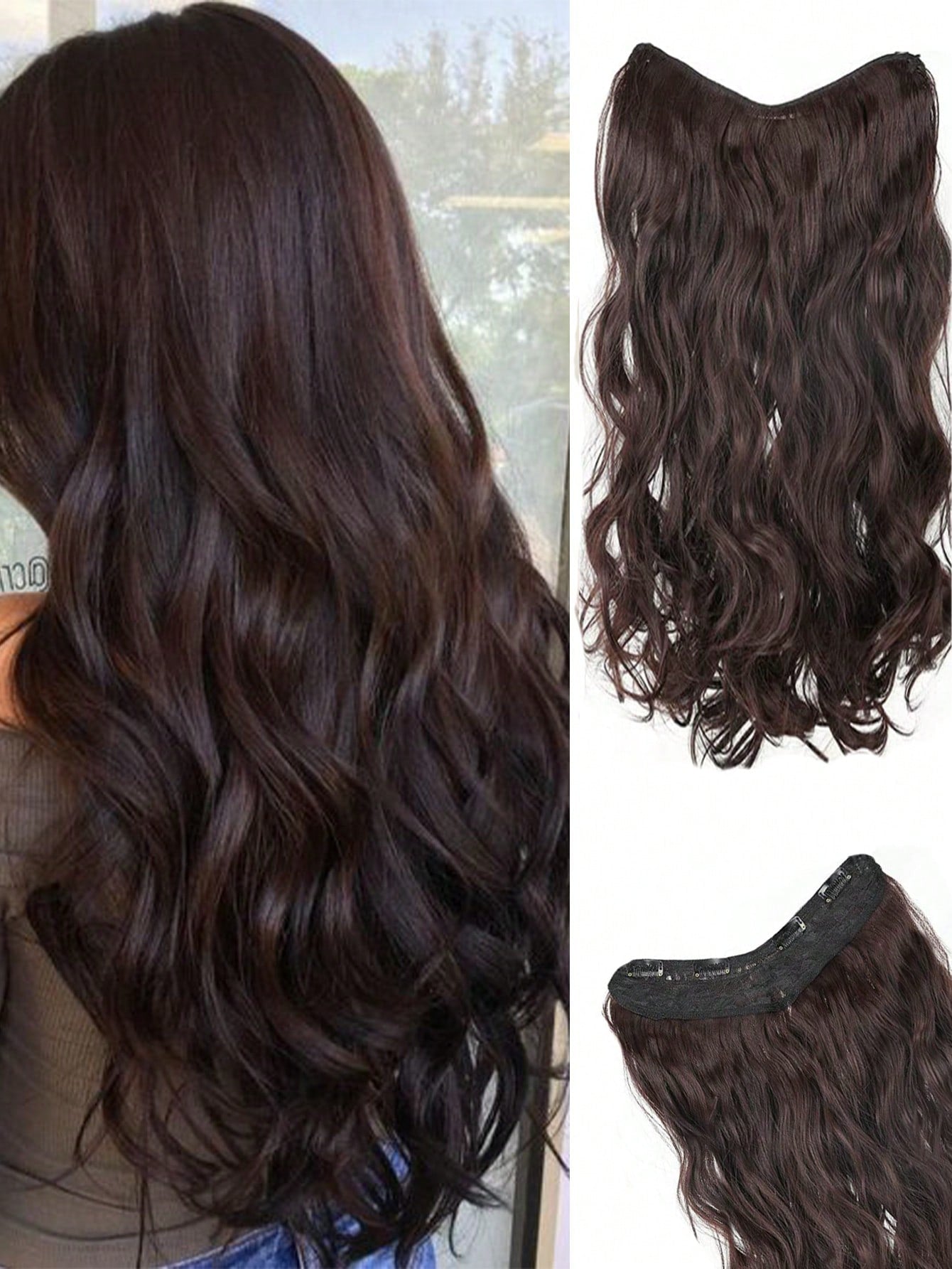 {{ GelPolish_USA }} {{ magnetic_gelpolish}} 16 inch / Chocolate Brown {{ Gelpolish_usa}} {{ Gel_polish}} Clip In Long Body Wave Synthetic Hair Extension - {{ UV_Drying_machine}} - {{ Powerful_LED_Nail_Dryer}} {{ Gelish }} {{Gel_nail_polish}} {{ Orly}}