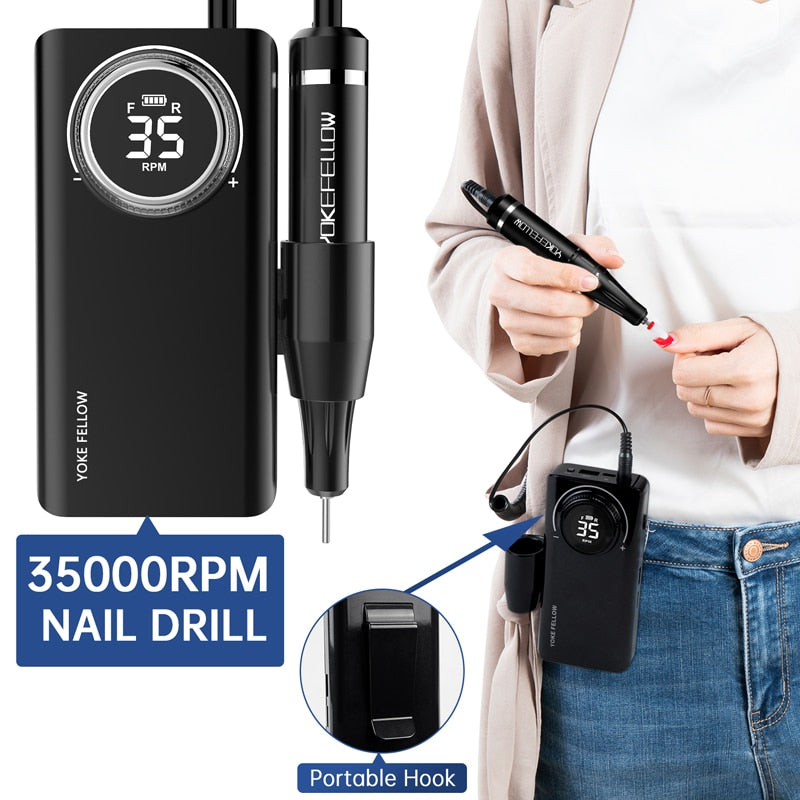 {{ GelPolish_USA }} GelPolish USA GelPolish USA Nail Drill 30,000/35,000 RPM Nail Drill Machine With HD LCD Display - Rechargeable - {{ UV_Drying_machine}} - {{ Powerful_LED_Nail_Dryer}} {{ Gelish }} {{Gel_nail_polish}} {{ Gel_polish }}