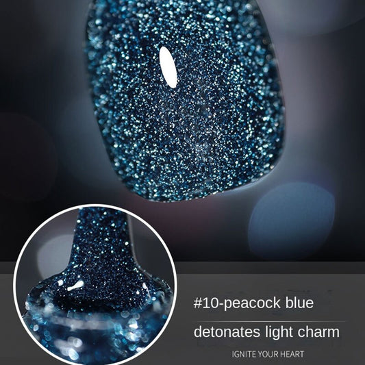 {{ GelPolish_USA }} {{ magnetic_gelpolish}} Default Title {{ Gelpolish_usa}} {{ Gel_polish}} Annie's Gel Nail Polish - Peacock Blue Crystals #10 - {{ UV_Drying_machine}} - {{ Powerful_LED_Nail_Dryer}} {{ Gelish }} {{Gel_nail_polish}} {{ Orly}}