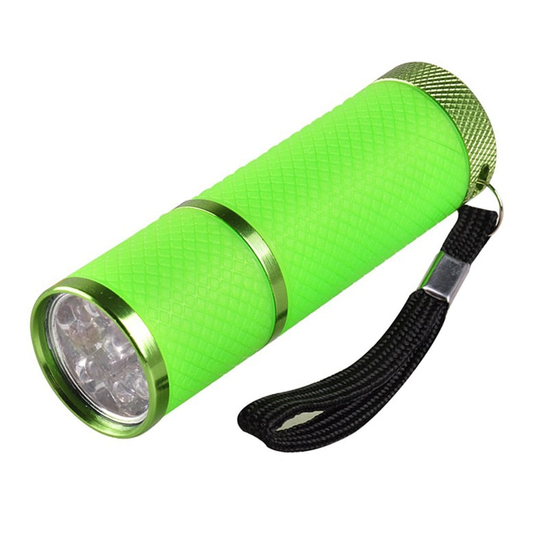 4 Colors Portable LED/UV Lamp Nail FlashLight