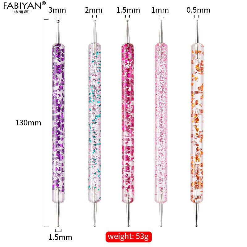 5Pcs Set Nail Art Dotting Pen