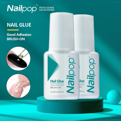 {{ GelPolish_USA }} GelPolish USA Default Title GelPolish USA Nail Glue Nailpop Nail Glue for False Tips-2pcs Bundle - {{ UV_Drying_machine}} - {{ Powerful_LED_Nail_Dryer}} {{ Gelish }} {{Gel_nail_polish}} {{ Gel_polish }}